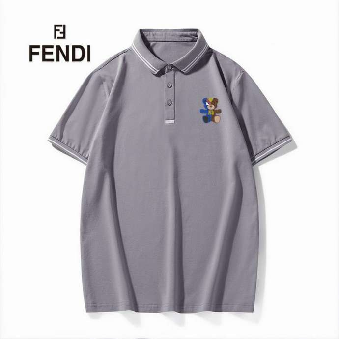 Picture of Fendi Polo Shirt Short _SKUFendiPoloShortm-3xl25t0120143